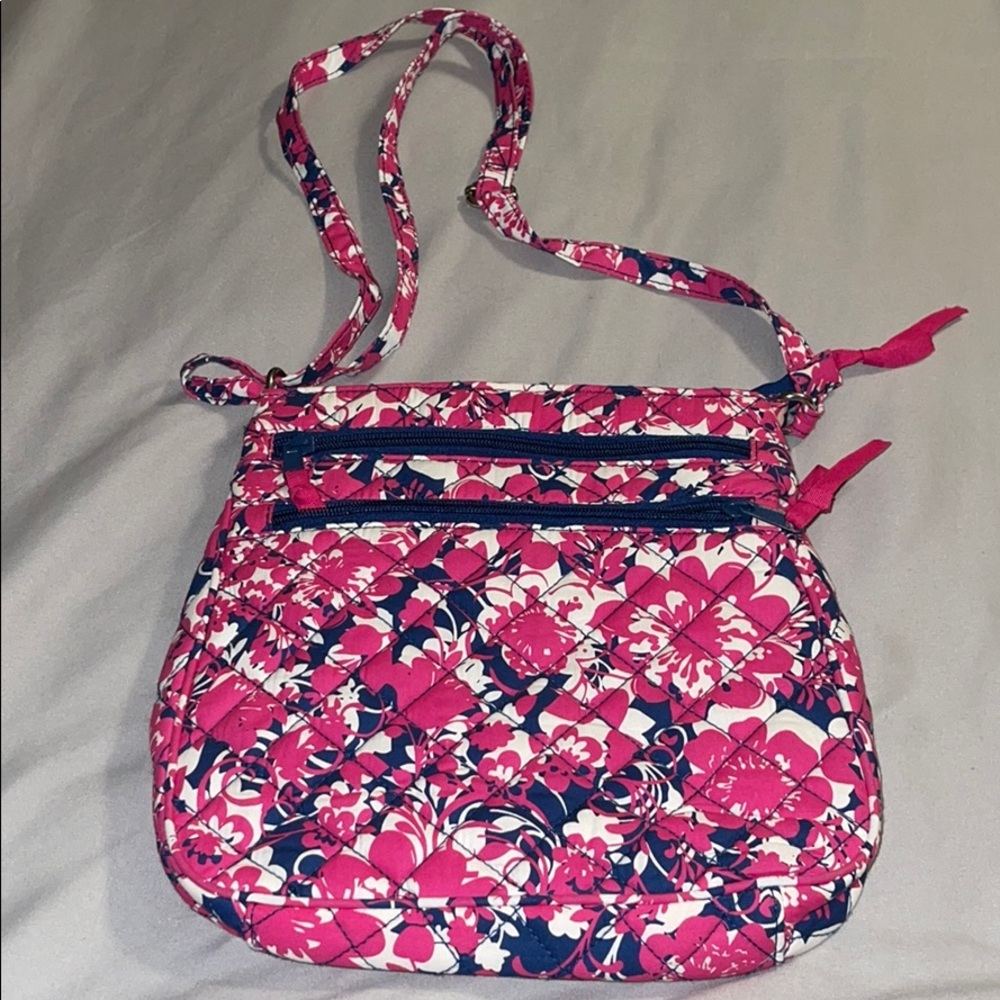 DANIELLE MORGAN Quilted floral crossbody b…